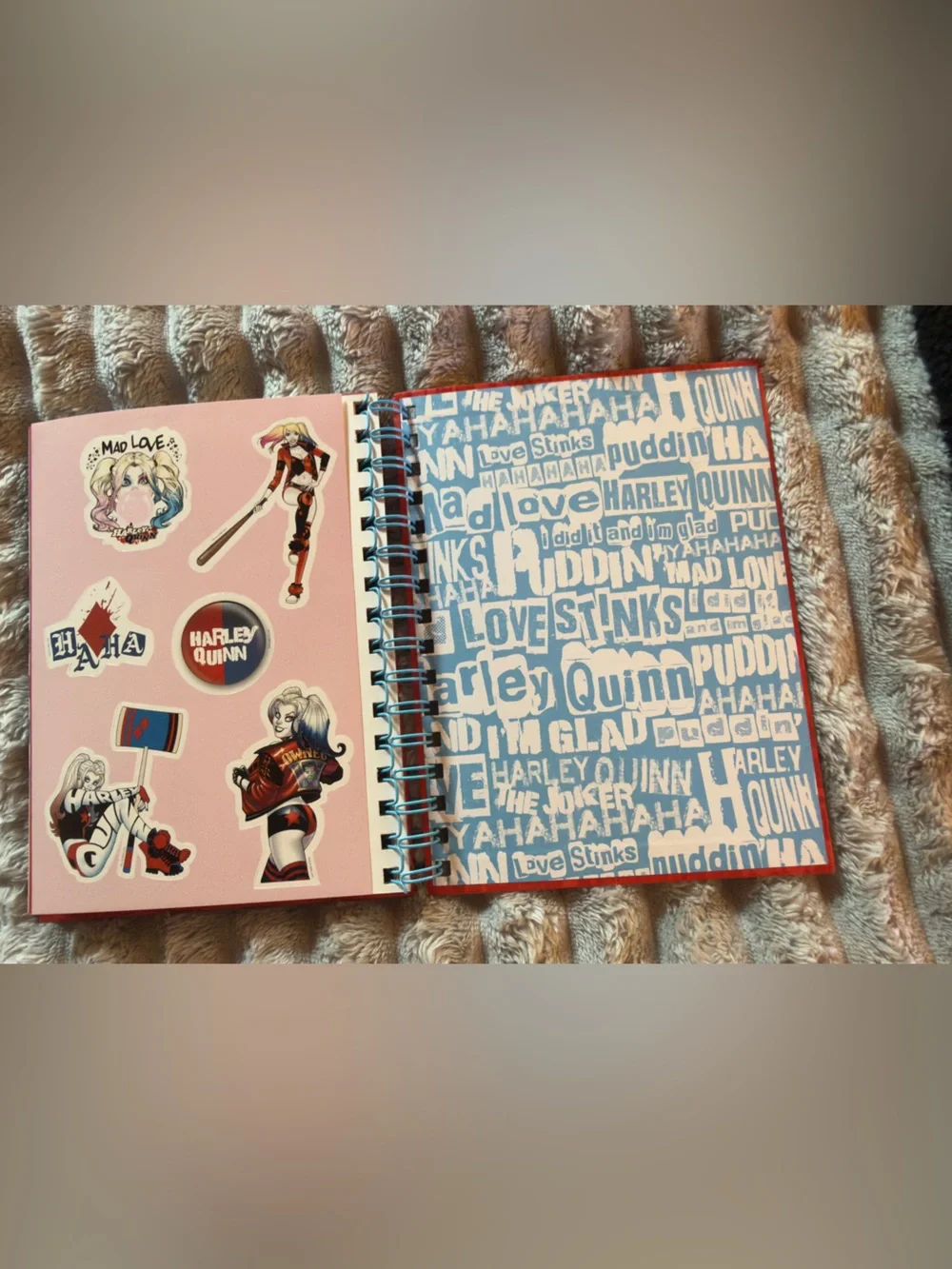 Harley Quinn 'Puddin' Spiral Notebook